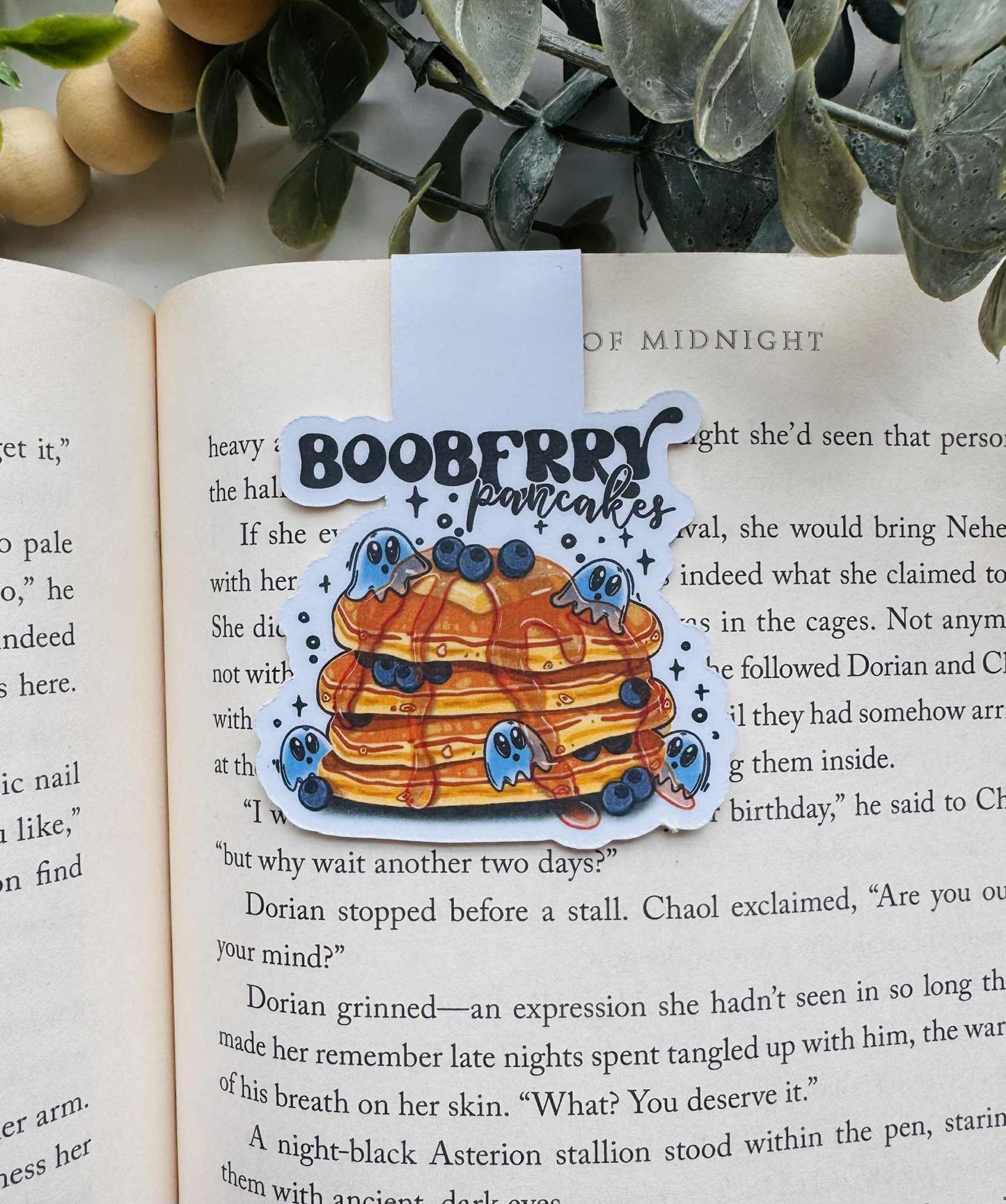 Booberry Pancakes Magnetic Bookmark