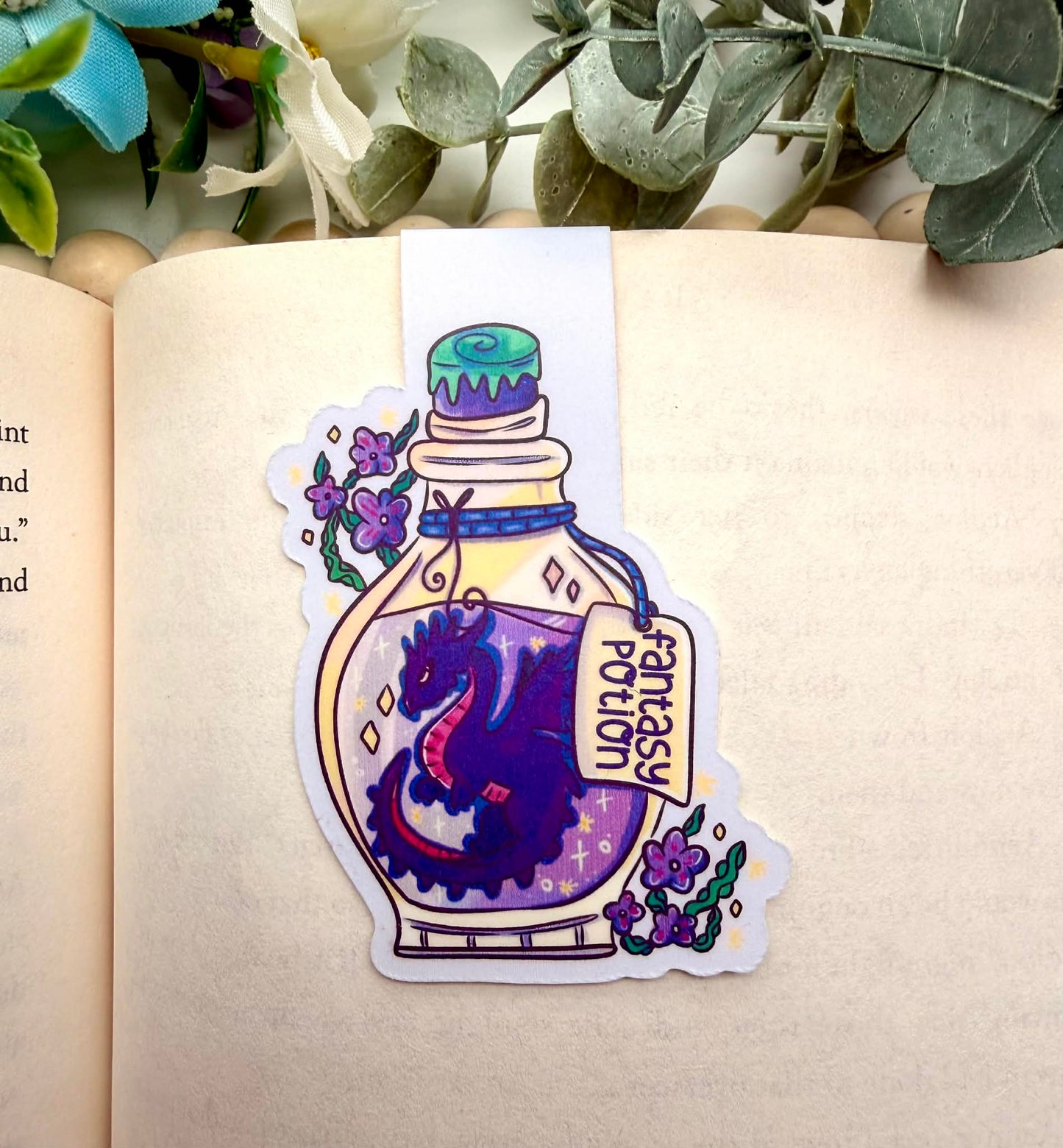 Fantasy Potion Magnetic Bookmark