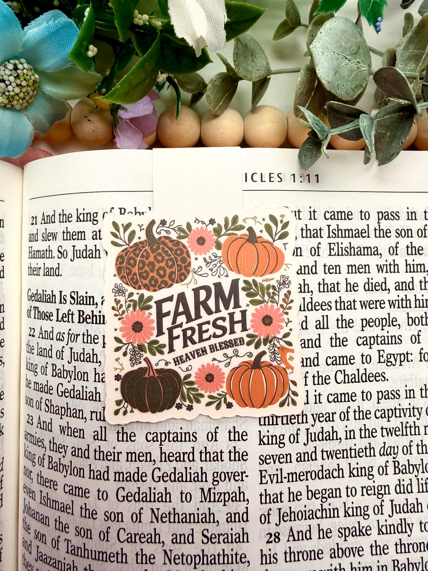 Farm Fresh Magnetic Bookmark