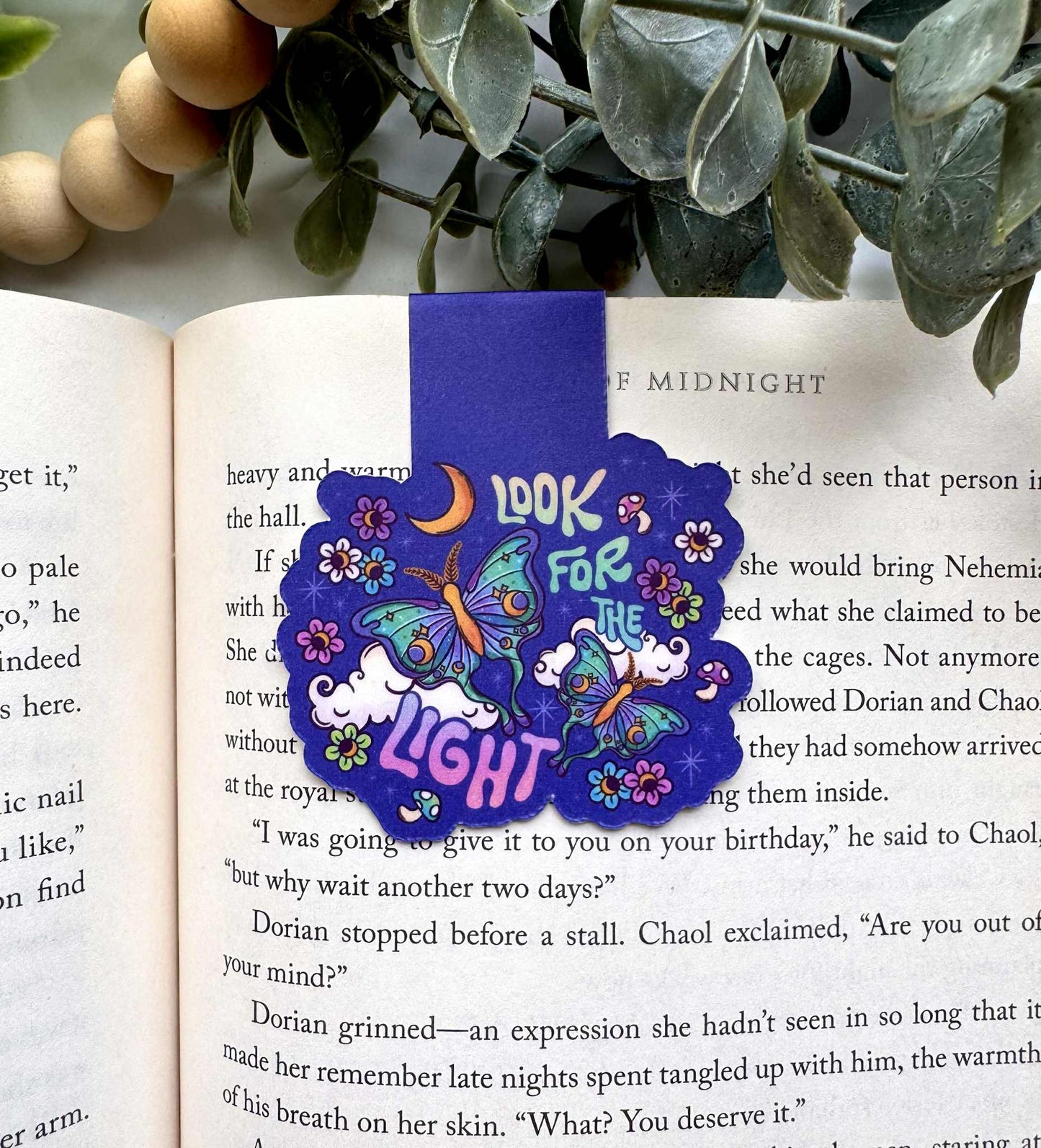 Look For The Light Magnetic Bookmark