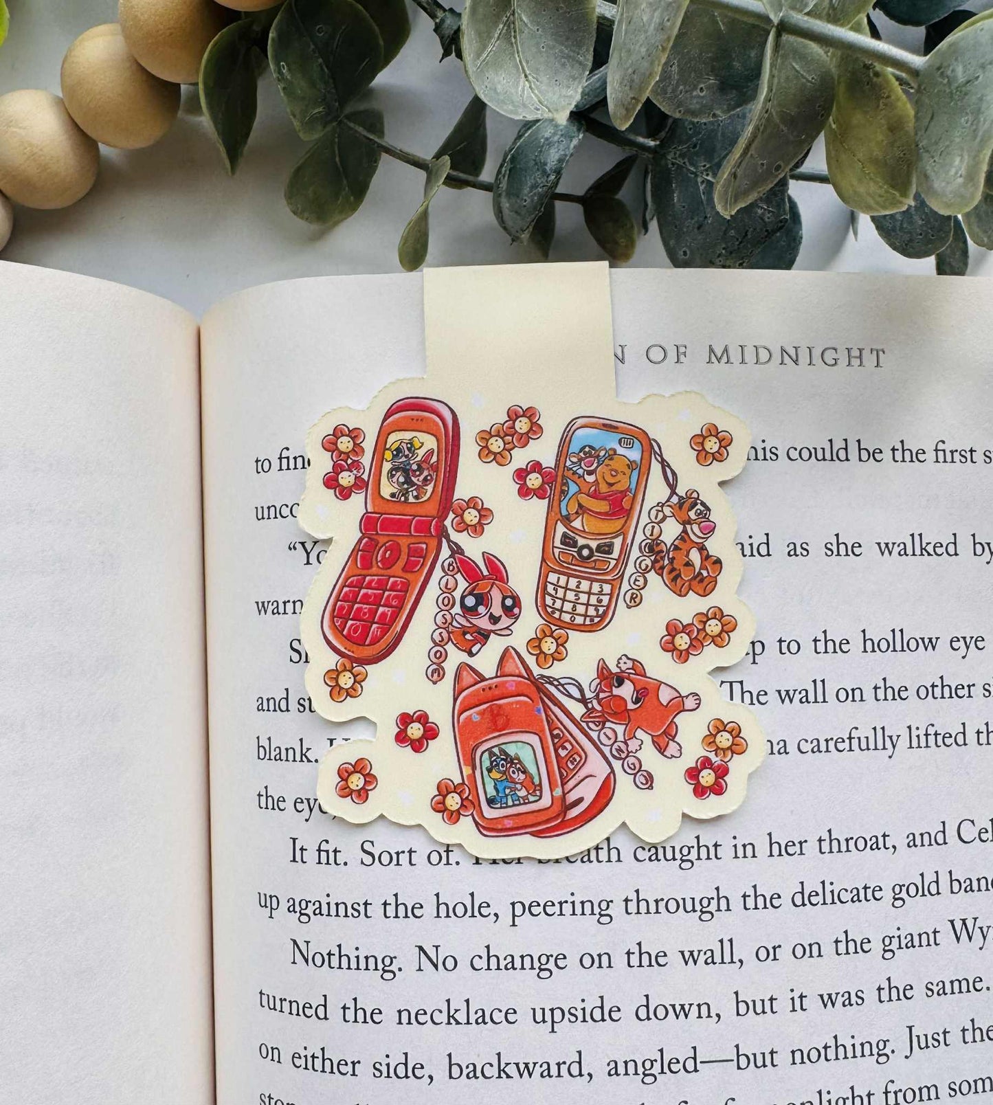 Flip Phones Magnetic Bookmark