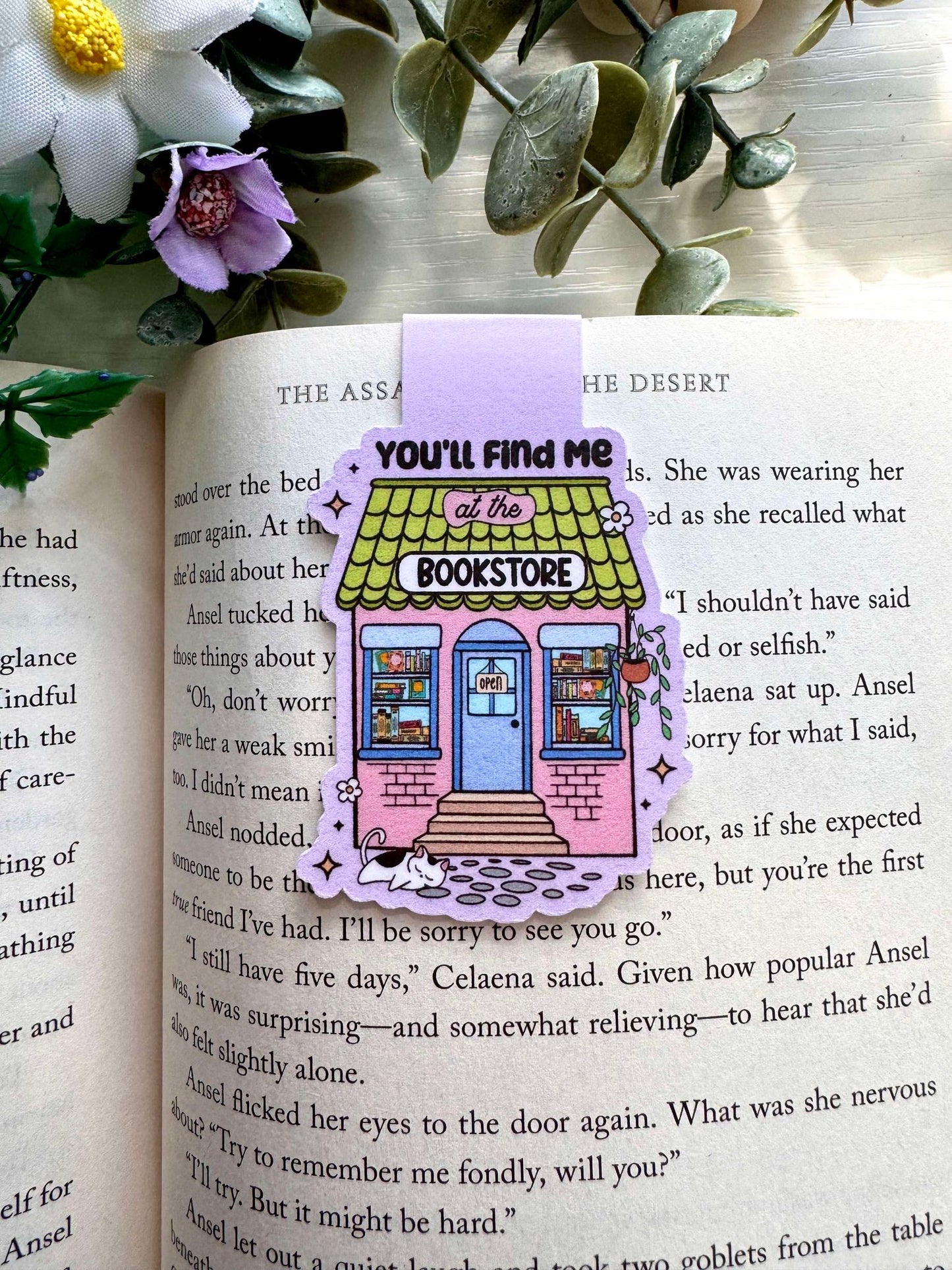 You'll Find Me At The Bookstore Magnetic Bookmark