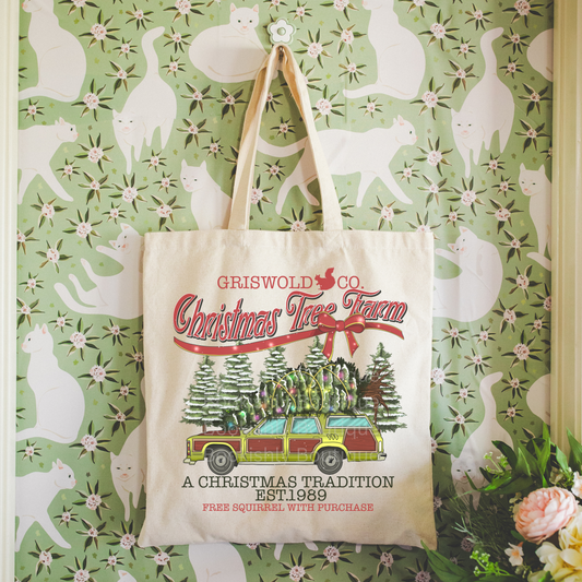 Christmas Tree Farm Tote Bag