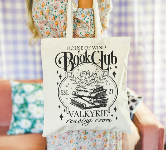 House Of Wind Book Club Tote Bag