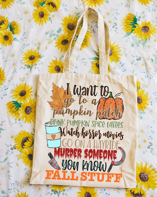 Fall Stuff Tote Bag