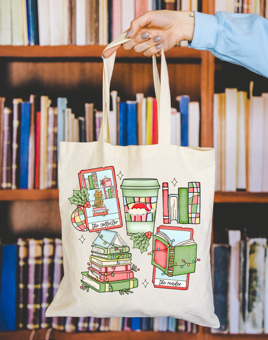 Christmas The Reader Tote Bag