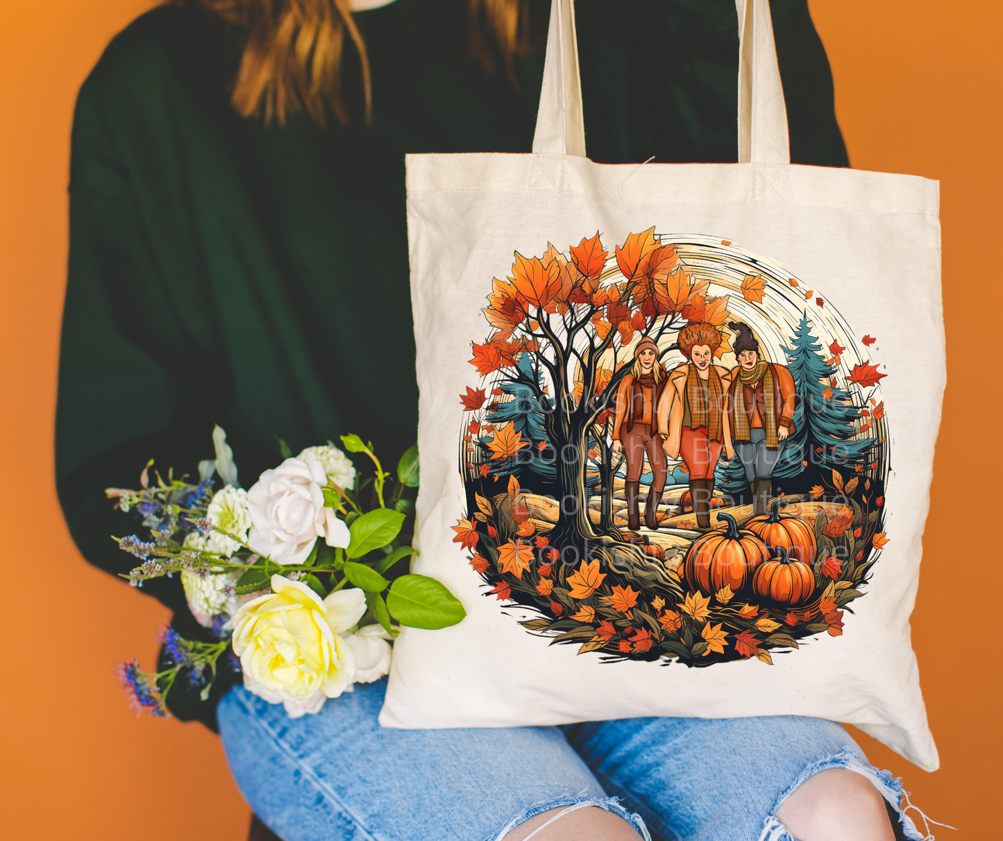 Fall Scene Tote Bag