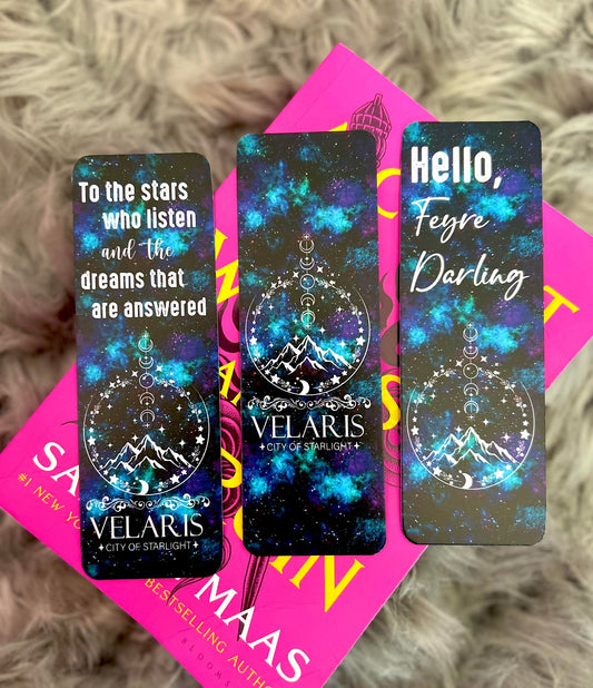 Acotar Velaris Bookmark Set Of 3