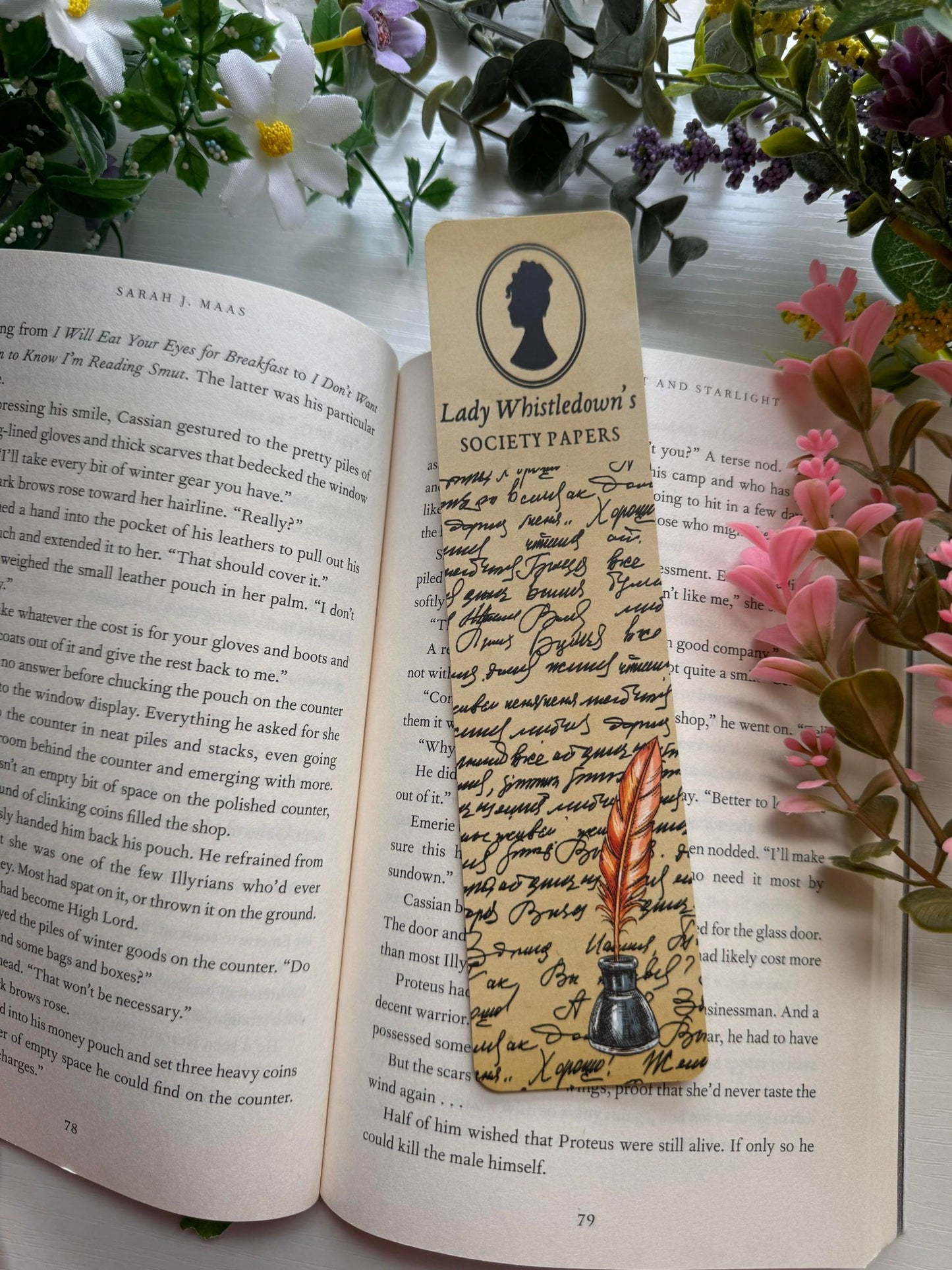 Lady Whistledown Bookmark