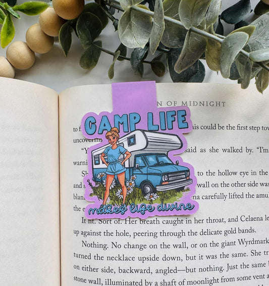 Camp Life Magnetic Bookmark