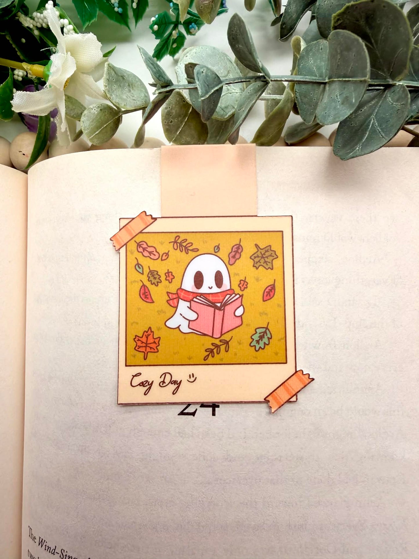 Cozy Day Magnetic Bookmark