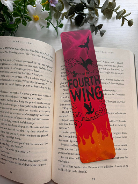 Fourth Wing Fly or Die Bookmark