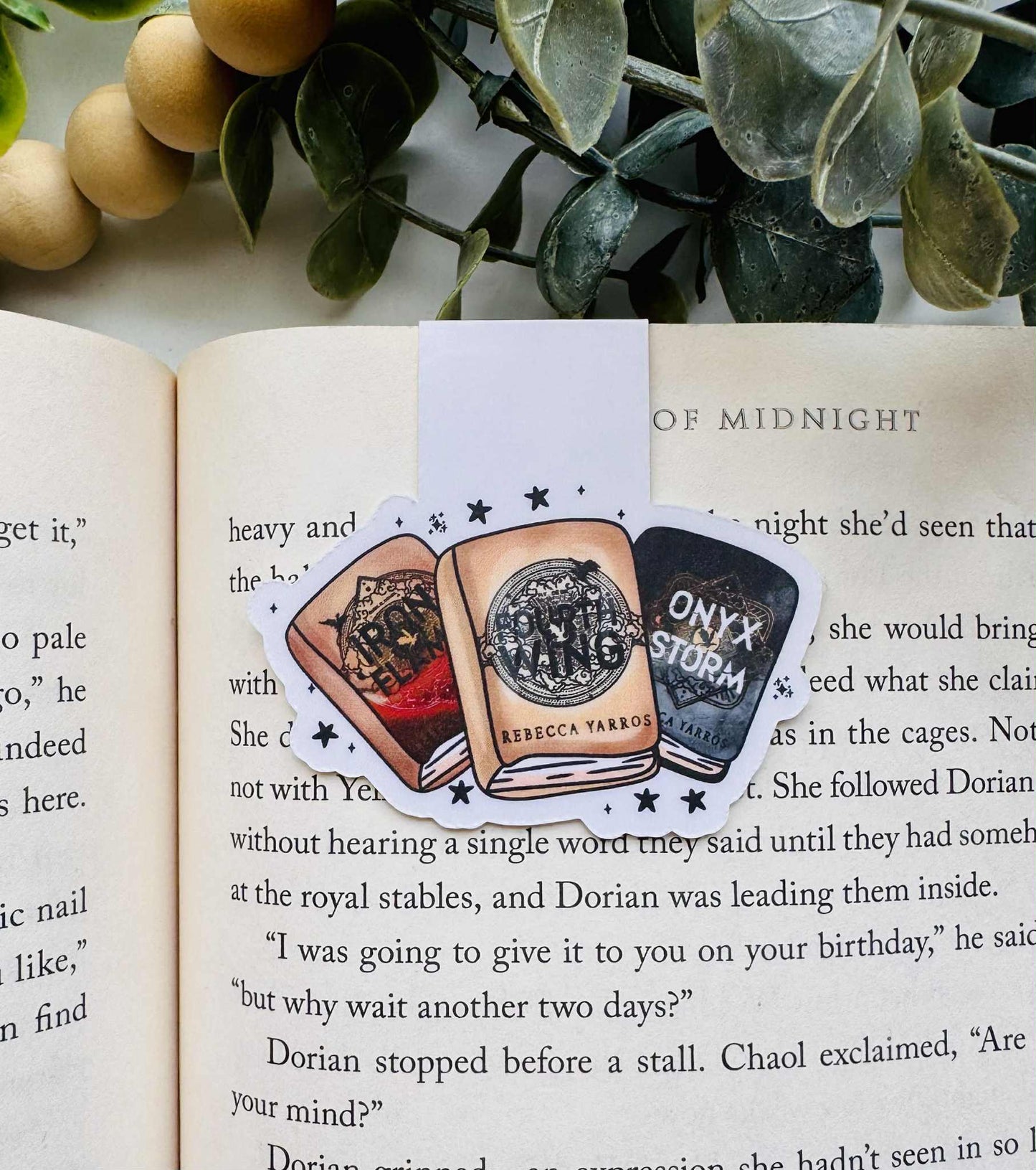 Fourth Wing Series Magnetic Bookmark