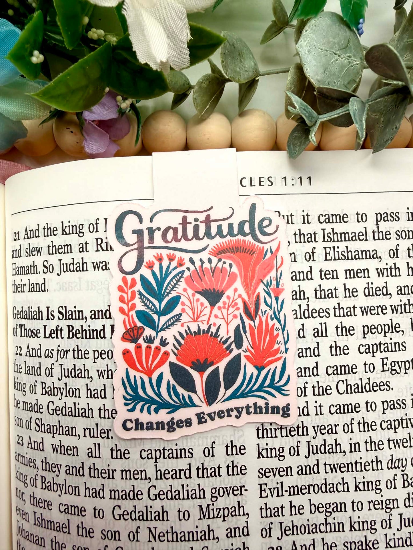 Gratitude Changes Everything Magnetic Bookmark