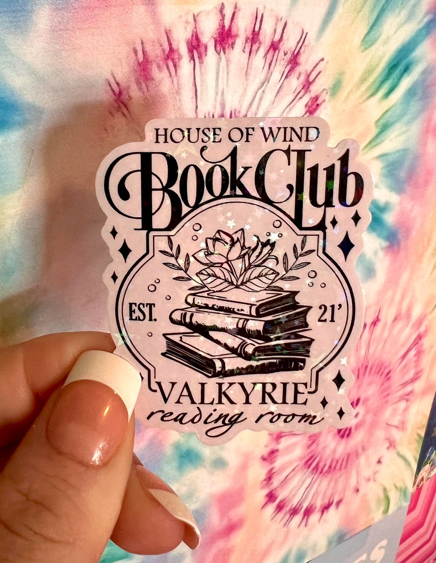 House Of Wind Book Club Sticker