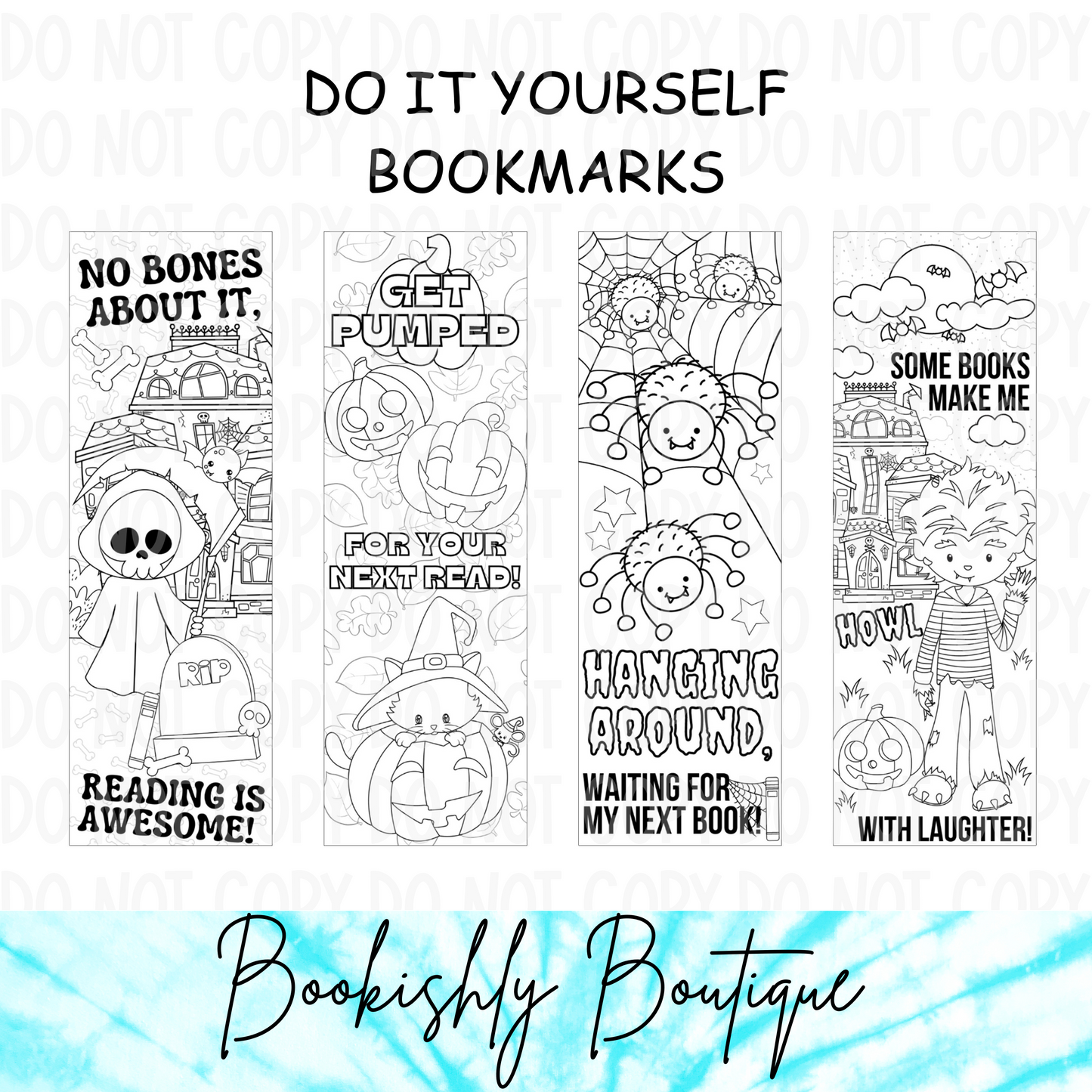 Halloween DIY Bookmark Kit