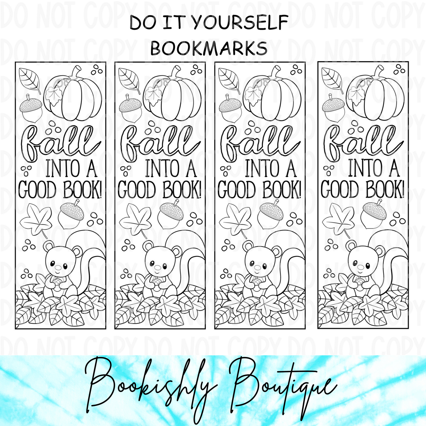 Fall Into A Good Book DIY Bookmark Kit