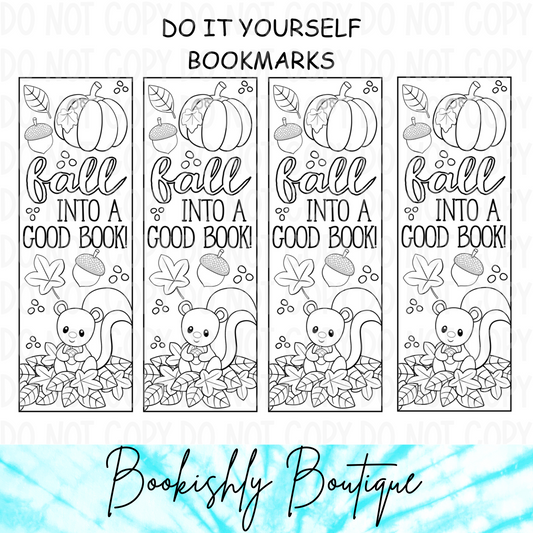 Fall Into A Good Book DIY Bookmark Kit