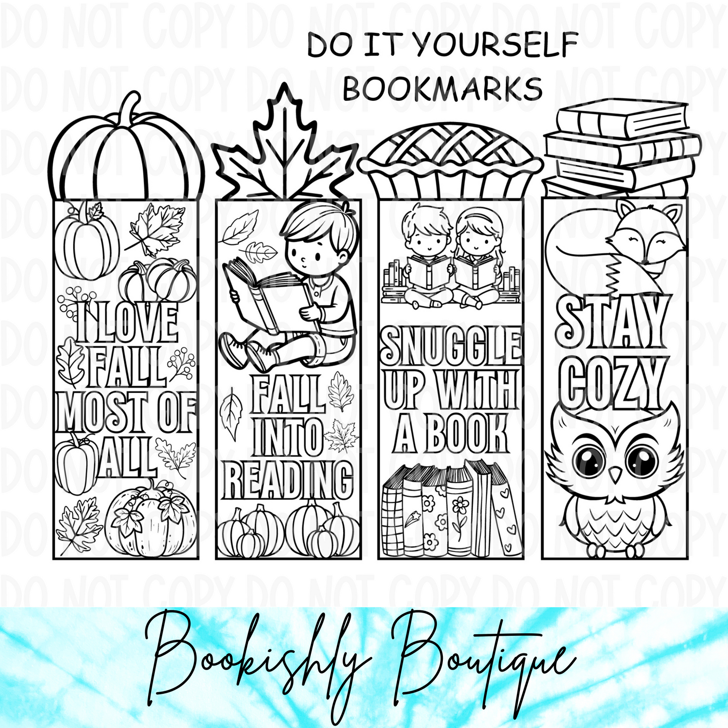 Fall Into Reading DIY Bookmark Kit