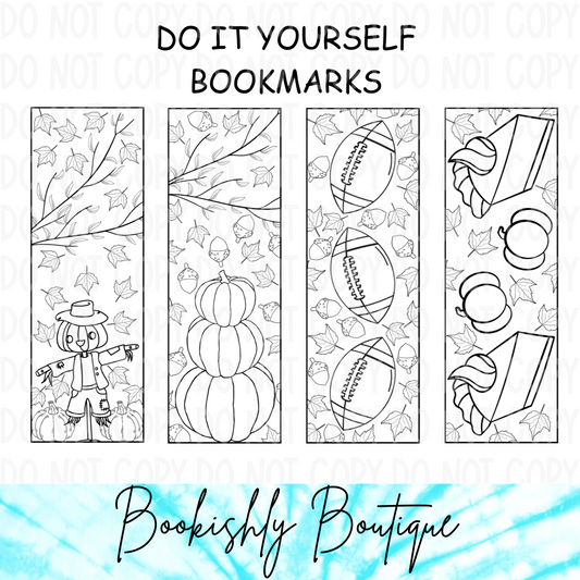 Fall And Football DIY Bookmark Kit