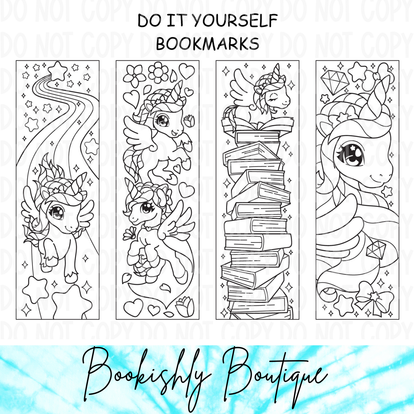 Unicorns DIY Bookmark Kit