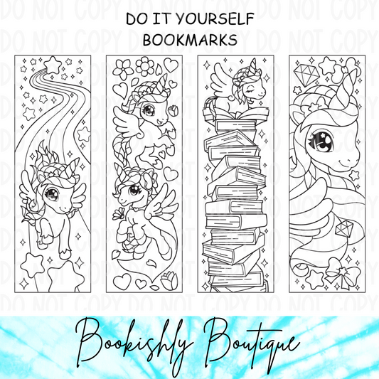 Unicorns DIY Bookmark Kit