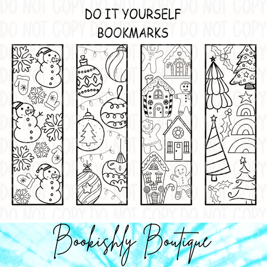 Festive Christmas DIY Bookmark Kit