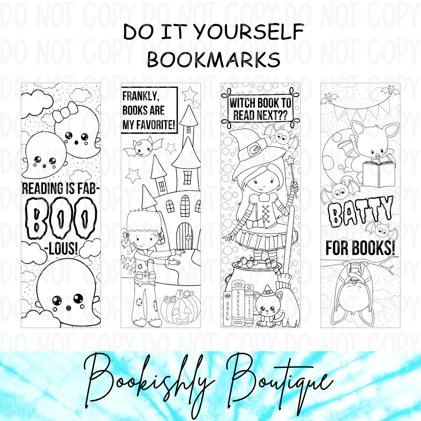 Halloween DIY Bookmark Kit