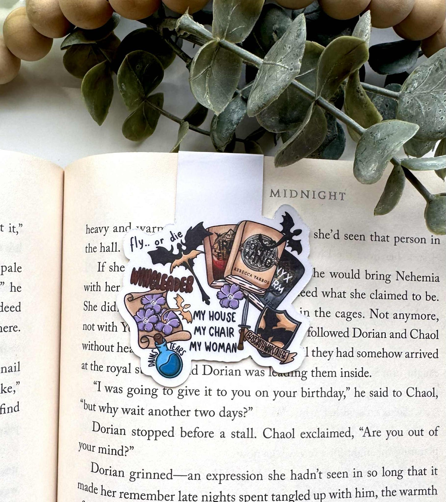 Fly Or Die Magnetic Bookmark