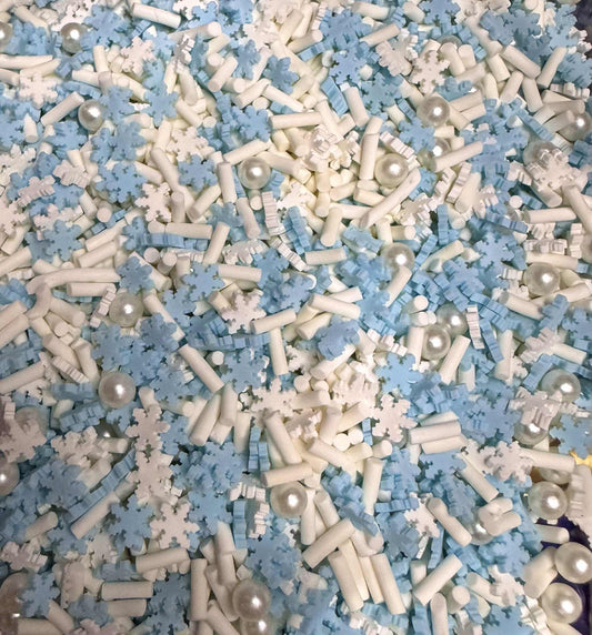 Snowflake Polymer Clay Glitter