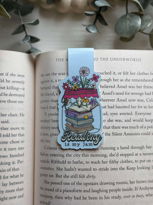 Reading Is My Jam Magnetic Bookmark