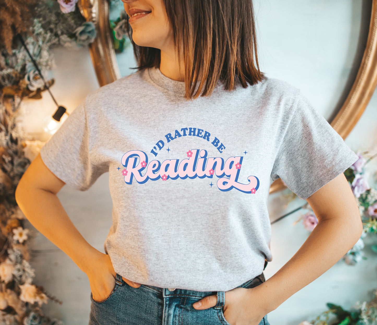 I'd Rather Be Reading Women's Tee