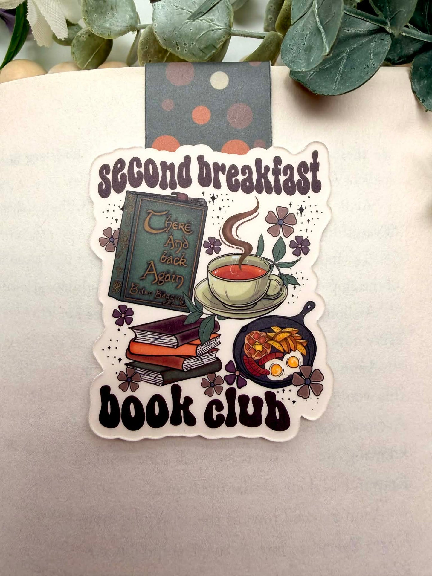 Second Breakfast Magnetic Bookmark
