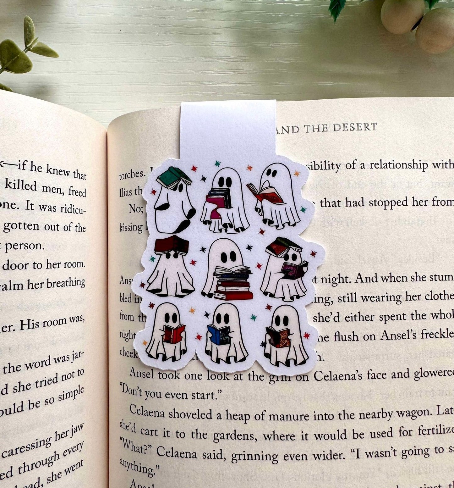 SJM Ghostys Magnetic Bookmark