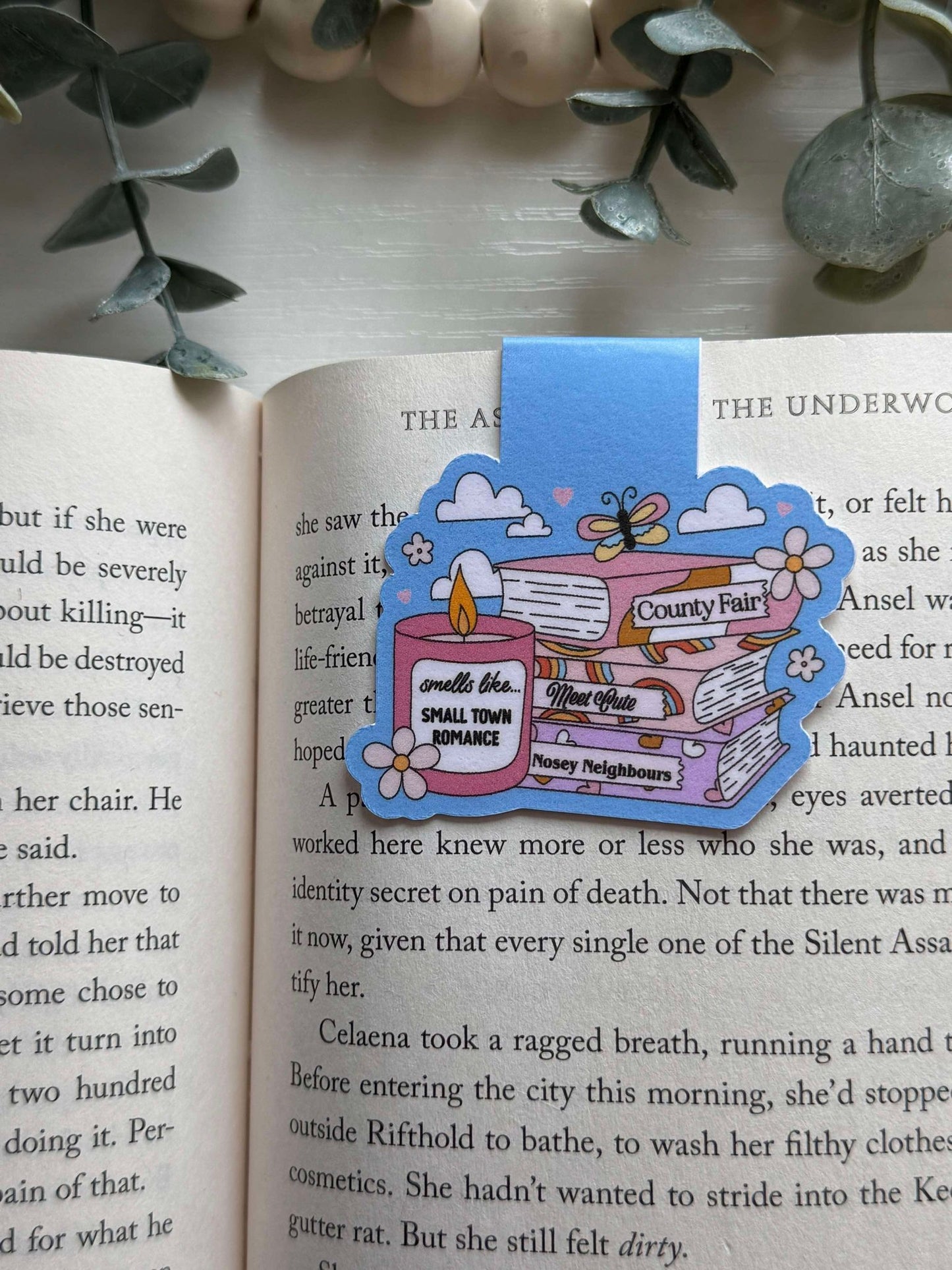 Small Town Romance Magnetic Bookmark